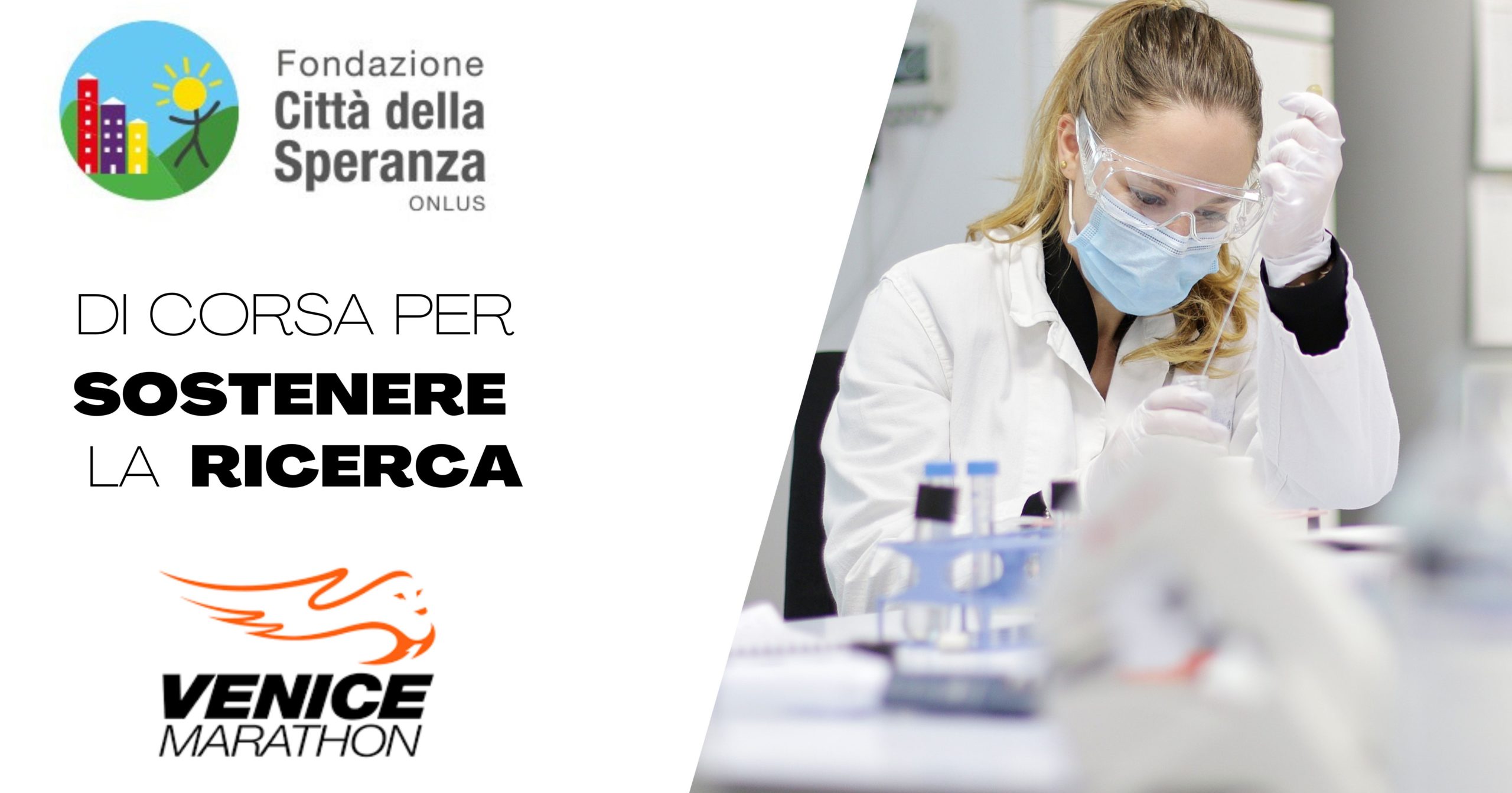 Venice Marathon di corsa per sostenere la ricerca