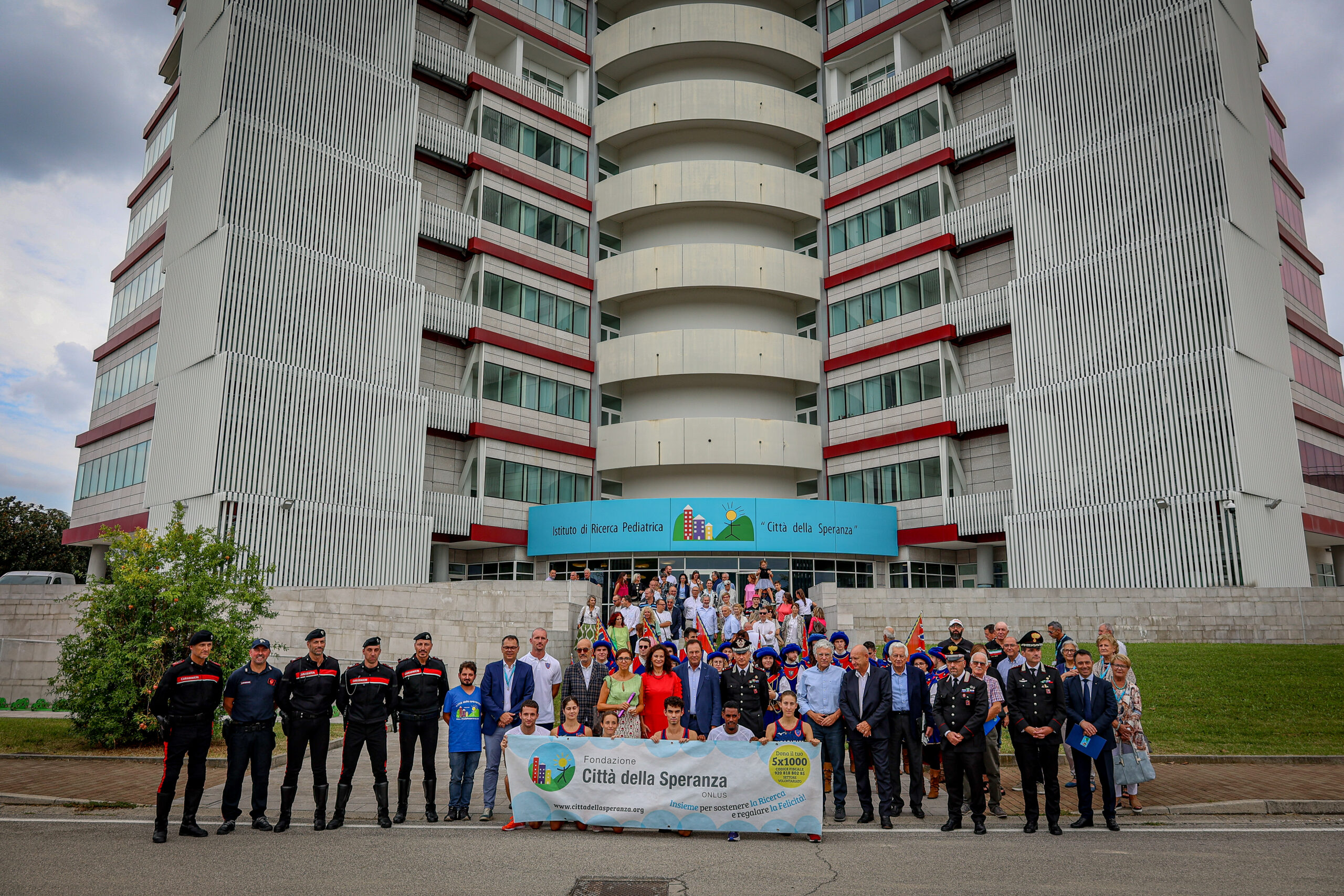 Staffetta 2024 Città della Speranza sport legalità