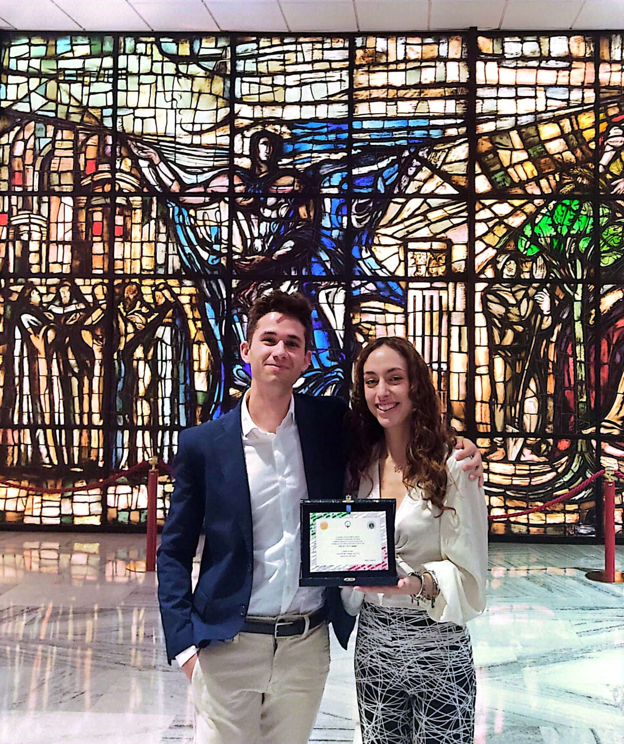Vincitori premio Lions Club International Lifebility award Dott.ssa Gaia Martire e Dott. Domenico Rizzato