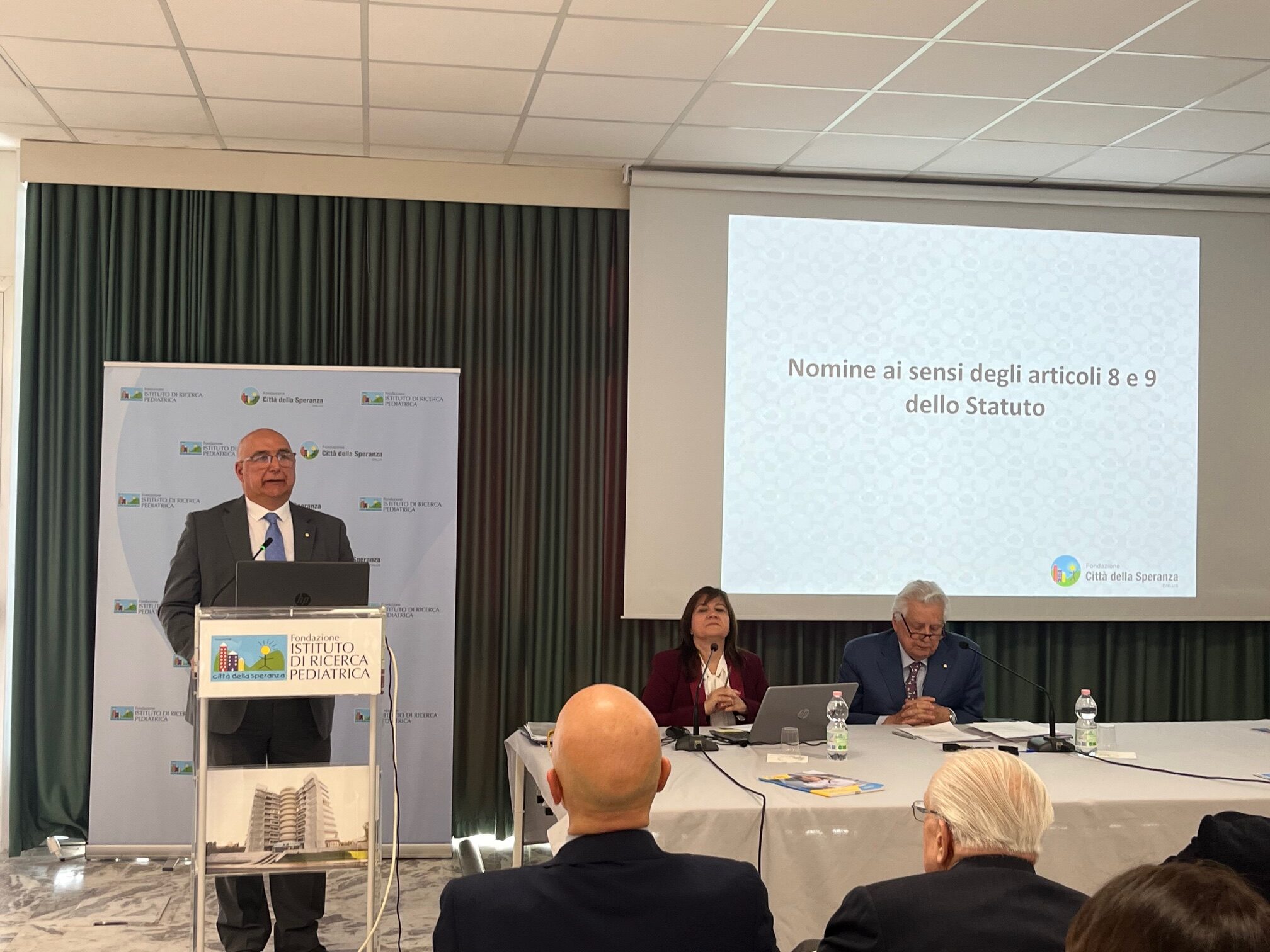 Marino Finozzi nuovo Presidente Città della Speranza