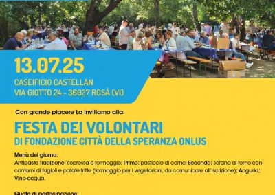 volantino Invito Festa dei volontari 13.07.25
