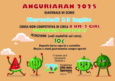 Locandina Anguriaran mercoledì 23 luglio 2025