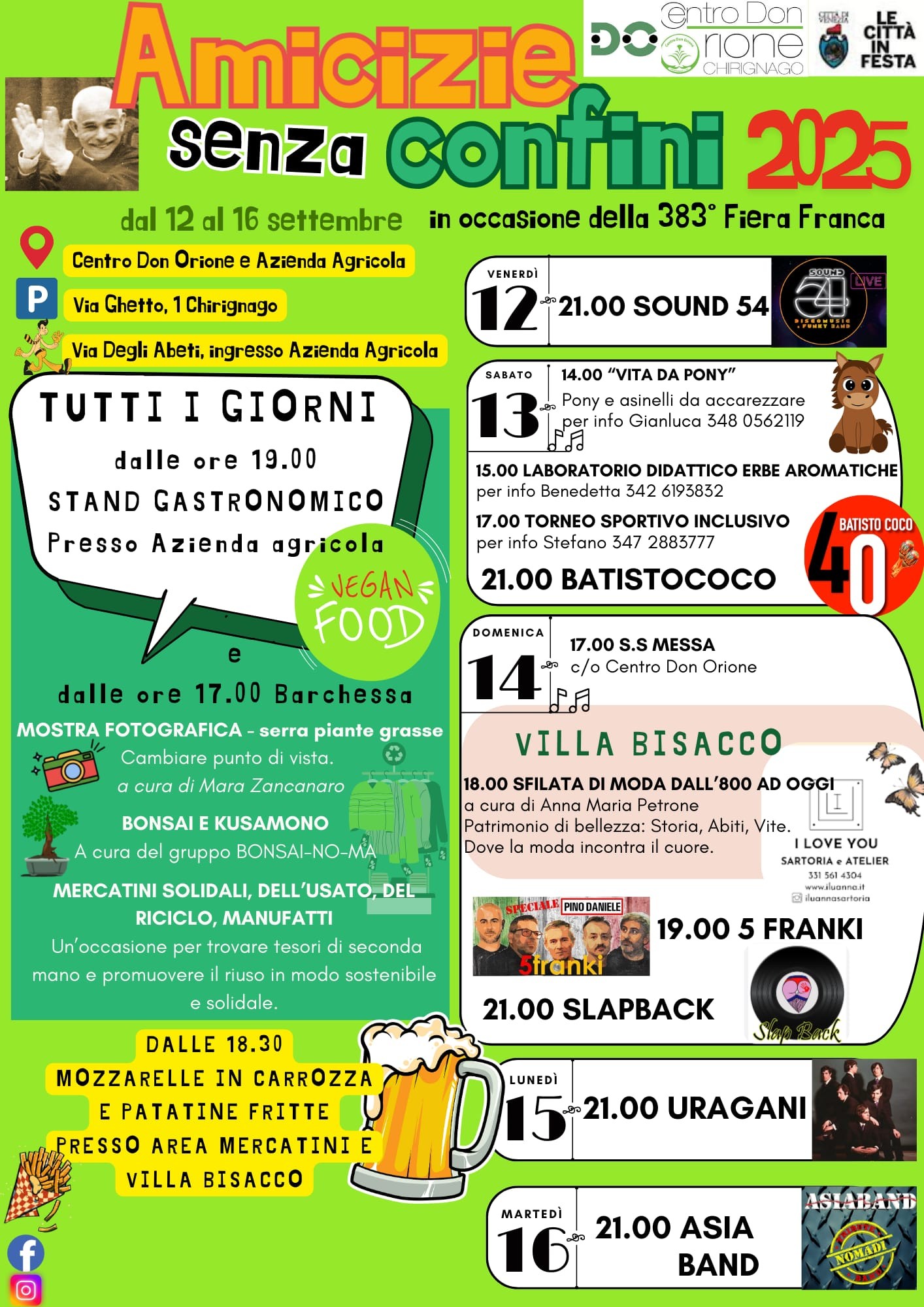 Locandina Amicizie senza confini