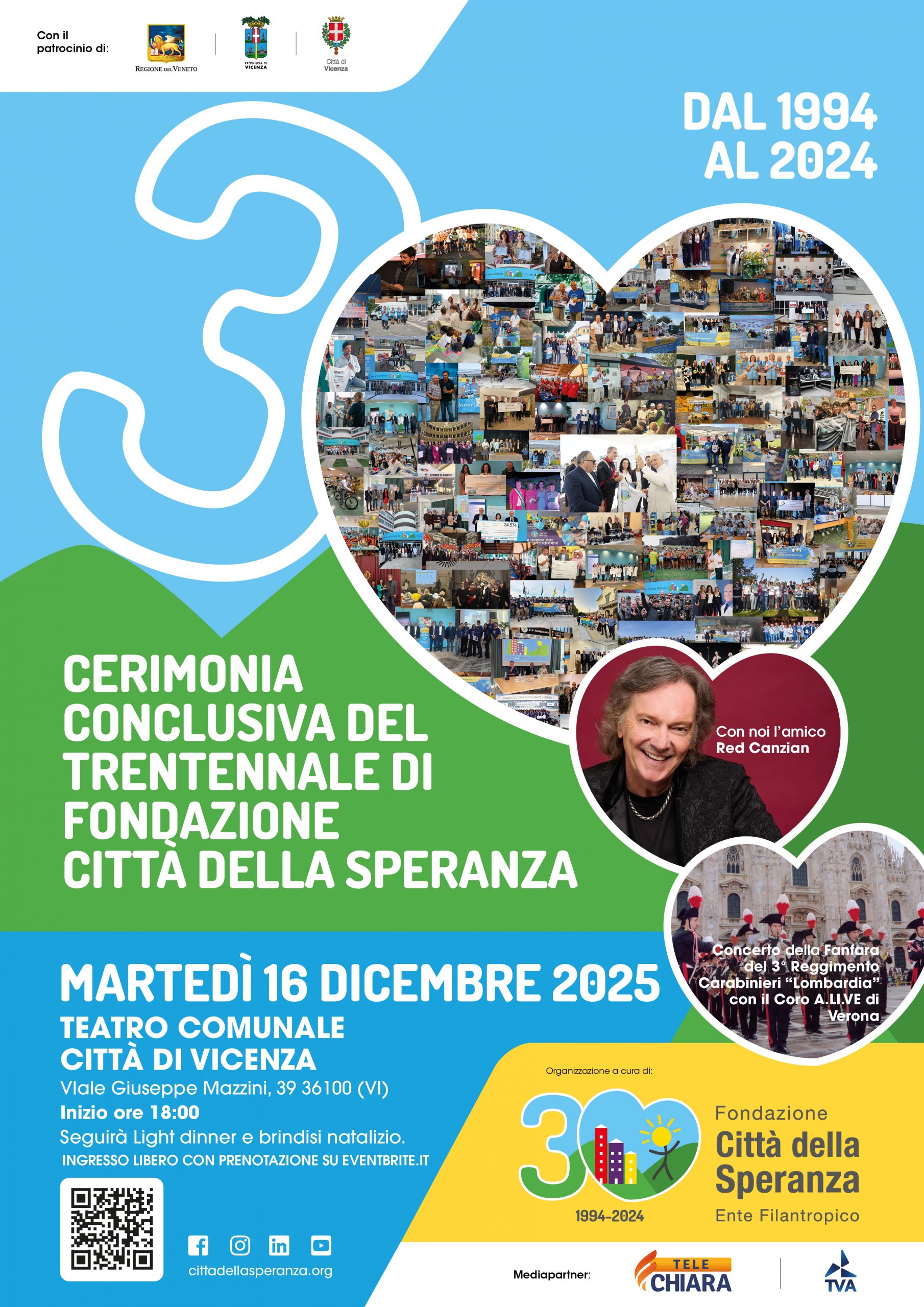 Cerimonia conclusiva del Trentennale di Fondazione Città della Speranza