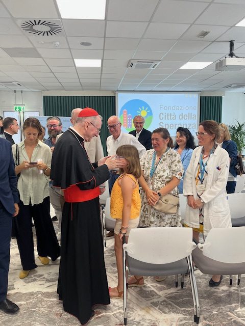 Cardinale Pietro Parolin in visita all'IRP - Giugno 2025