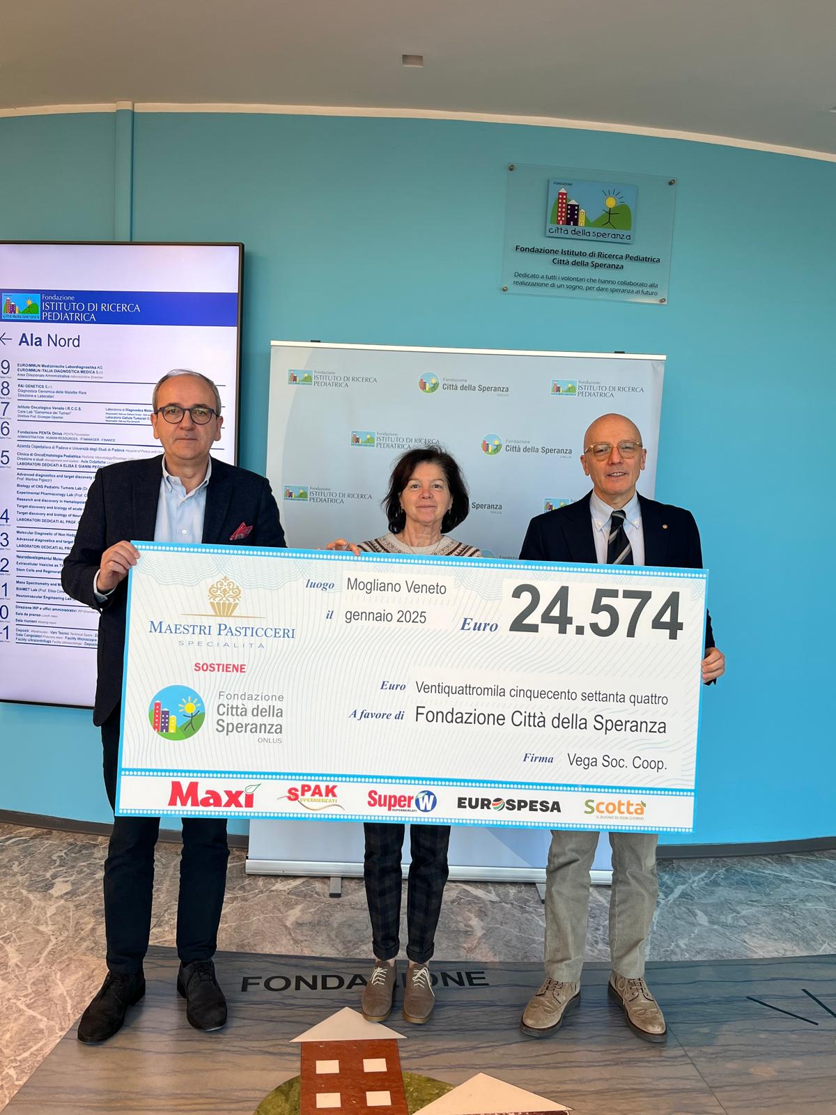 Donazione Gruppo VEGA