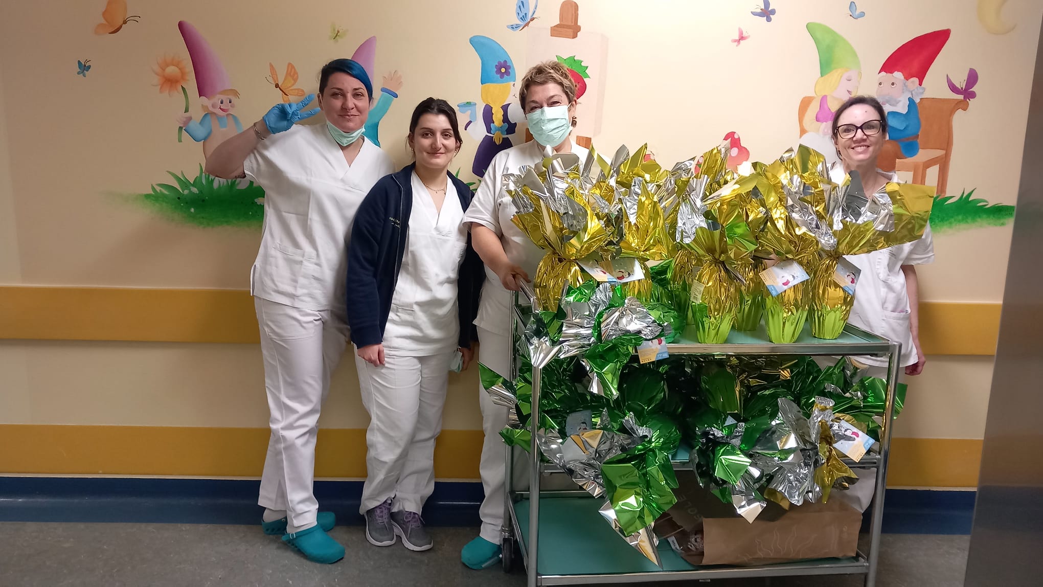 Pasqua in Reparto di Oncoematologia pediatrica, Padova - Aprile 2025