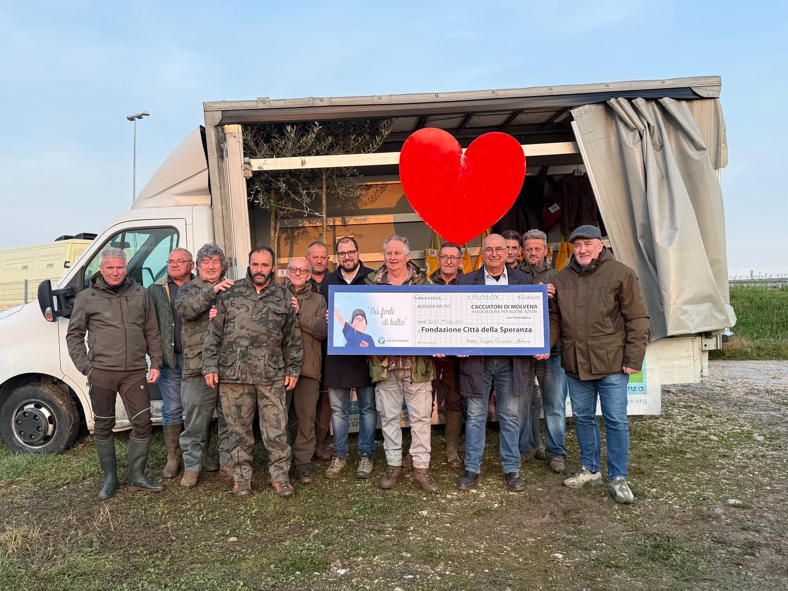Donazione Cacciatori di Molvena - marzo 2026