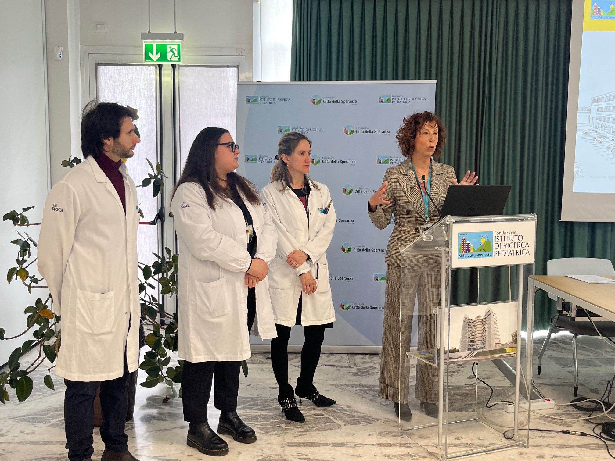Prof.ssa Lara Mussolin con i Ricercatori Gruppo Linfomi - febbraio 2026