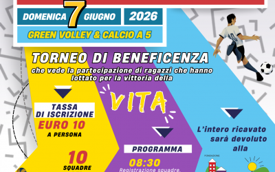 “Torneo Città Della Speranza” Per vincere la sfida più importante: la vittoria per la vita!!