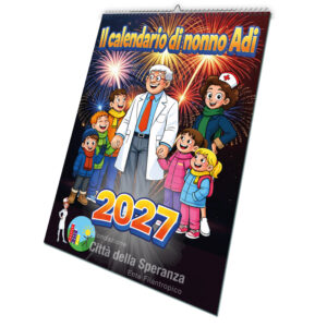 Calendario dei bambini di Nonno Adi, Città della Speranza 2026
