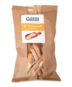 Grissini artigianali, contenuto della Scatola Scrigno